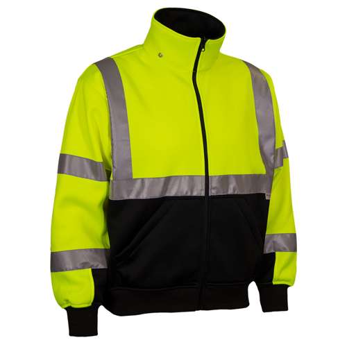 602ST ANSI Type R Class 3 Full Zip Sweatshirt with Removable Hood - Systems Gear