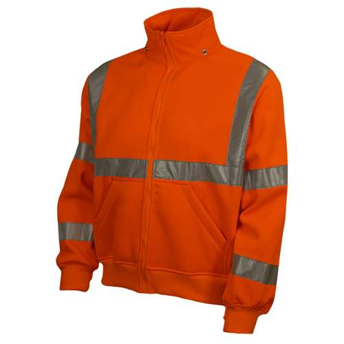 602ST ANSI Type R Class 3 Full Zip Sweatshirt with Removable Hood - Systems Gear