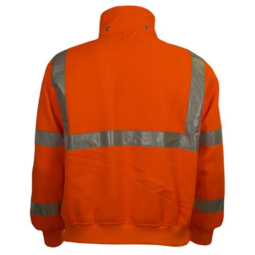 602ST ANSI Type R Class 3 Full Zip Sweatshirt with Removable Hood - Systems Gear