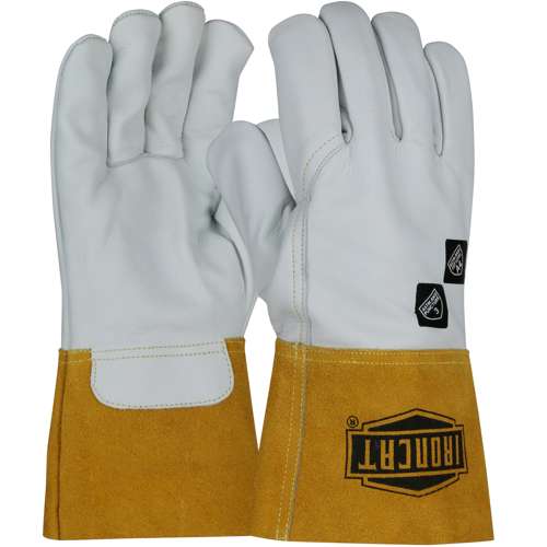 6040 AR Premium Top Grain Cowhide Leather MIG Welder's Glove with Kevlar® Stitching & Para-Aramid Liner
