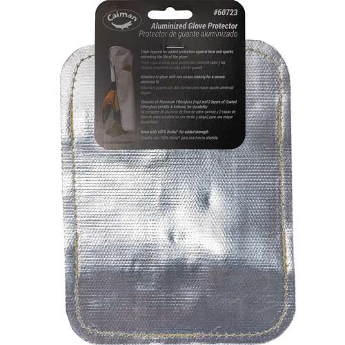 60723 Aluminized Welding Glove Protector with DuPont™ Kevlar® Stitching - Triple Layered Fiberglass