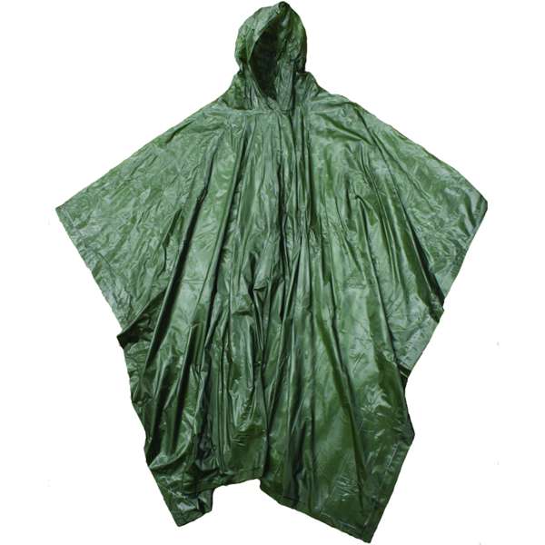 Waterproof Poncho - 0.10 mm - Green