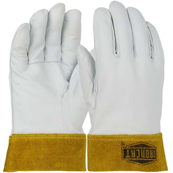 6140 Premium Top Grain Kidskin Leather TIG Welder's Glove with Kevlar® Stitching - Band Top Cuff