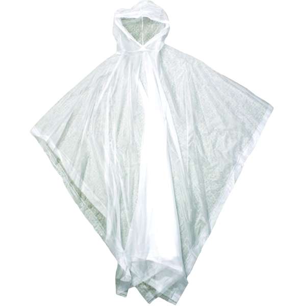 Waterproof Poncho - 0.10 mm - Clear