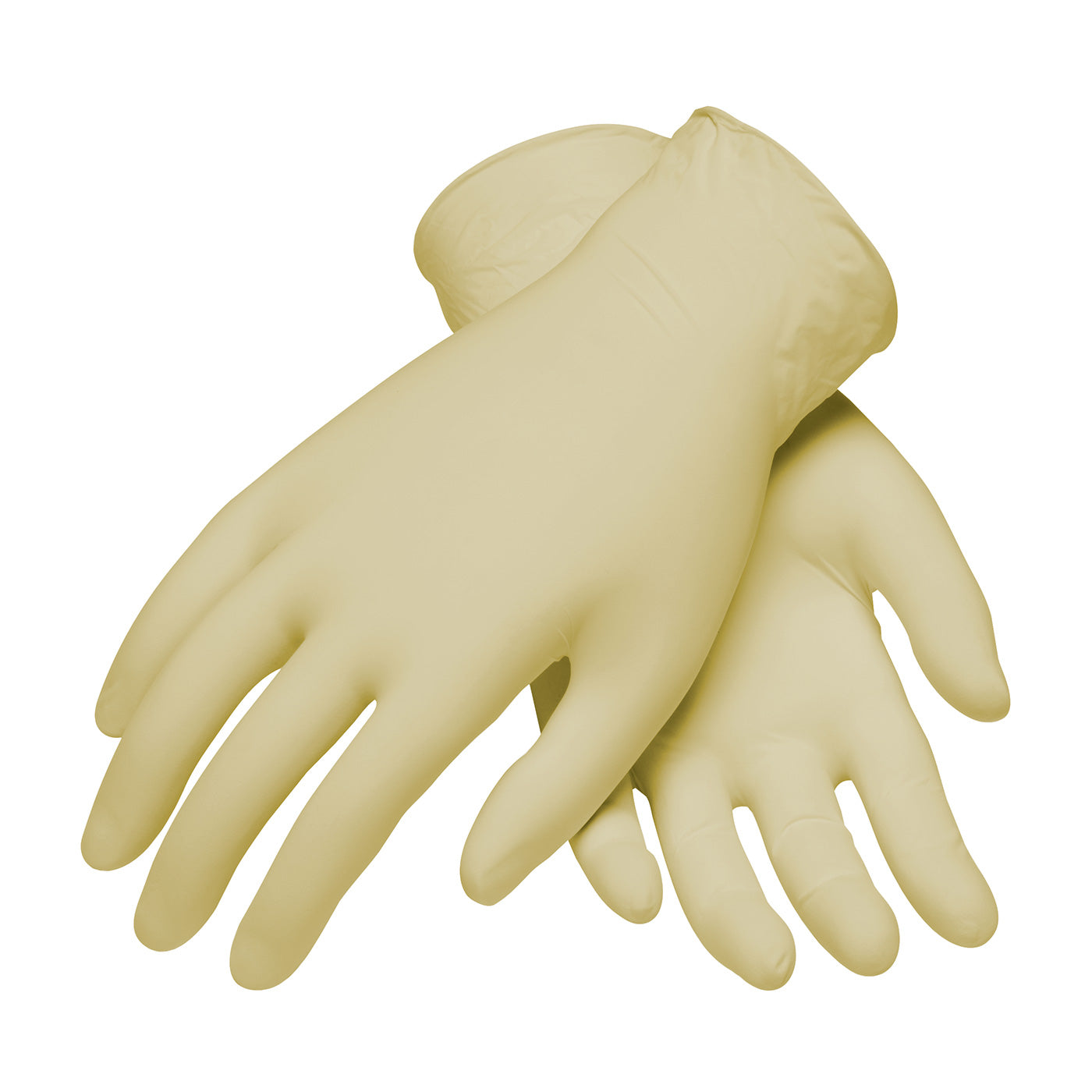 100-322400 Single Use Class 100 Cleanroom Latex Glove with Fully Textured Grip - 9.5"