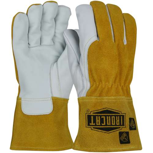 6243 AR Premium Top Grain Goatskin Leather MIG Welder's Glove with Split Cowhide Back and Para-Aramid Liner