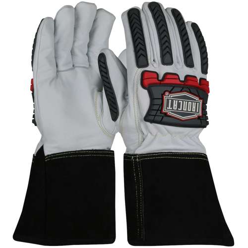 6244 AR Premium Kidskin Leather TIG Welder's Glove with Para-Aramid Cut Lining and Kevlar® Stitching - TPR Impact Protection