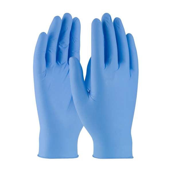 Disposable Nitrile Glove, Powder Free with Textured Grip - 3 mil