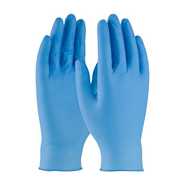 Disposable Nitrile Glove, Powder Free with Textured Grip - 4 mil