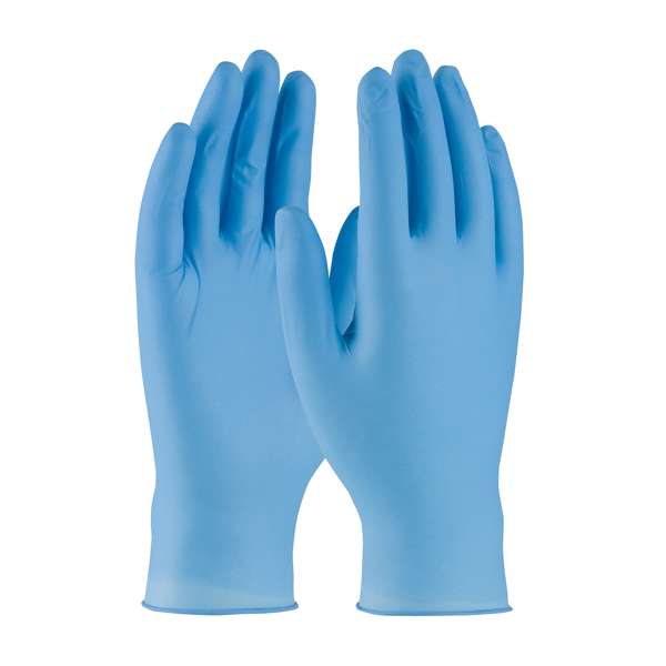 63-336PF Disposable Nitrile Glove, Powder Free with Textured Grip - 6 mil