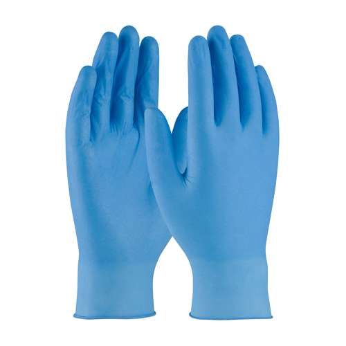 63-532PF Disposable Nitrile Glove, Powder Free with Textured Grip - 4 mil