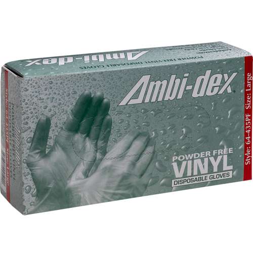 64-435PF Premium Grade Disposable Vinyl Glove, Powder Free - 5 Mil