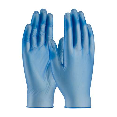 64-V77BPF Industrial Grade Disposable Vinyl Glove, Powder Free - 5 Mil