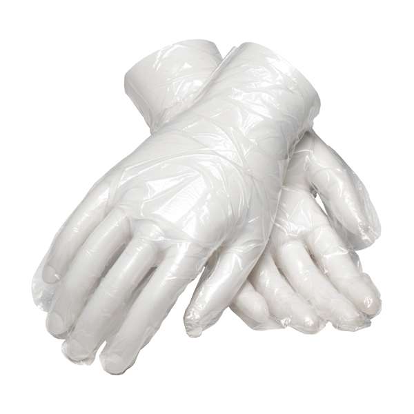 Food Grade Disposable Polyethylene Glove with Embossed Grip
