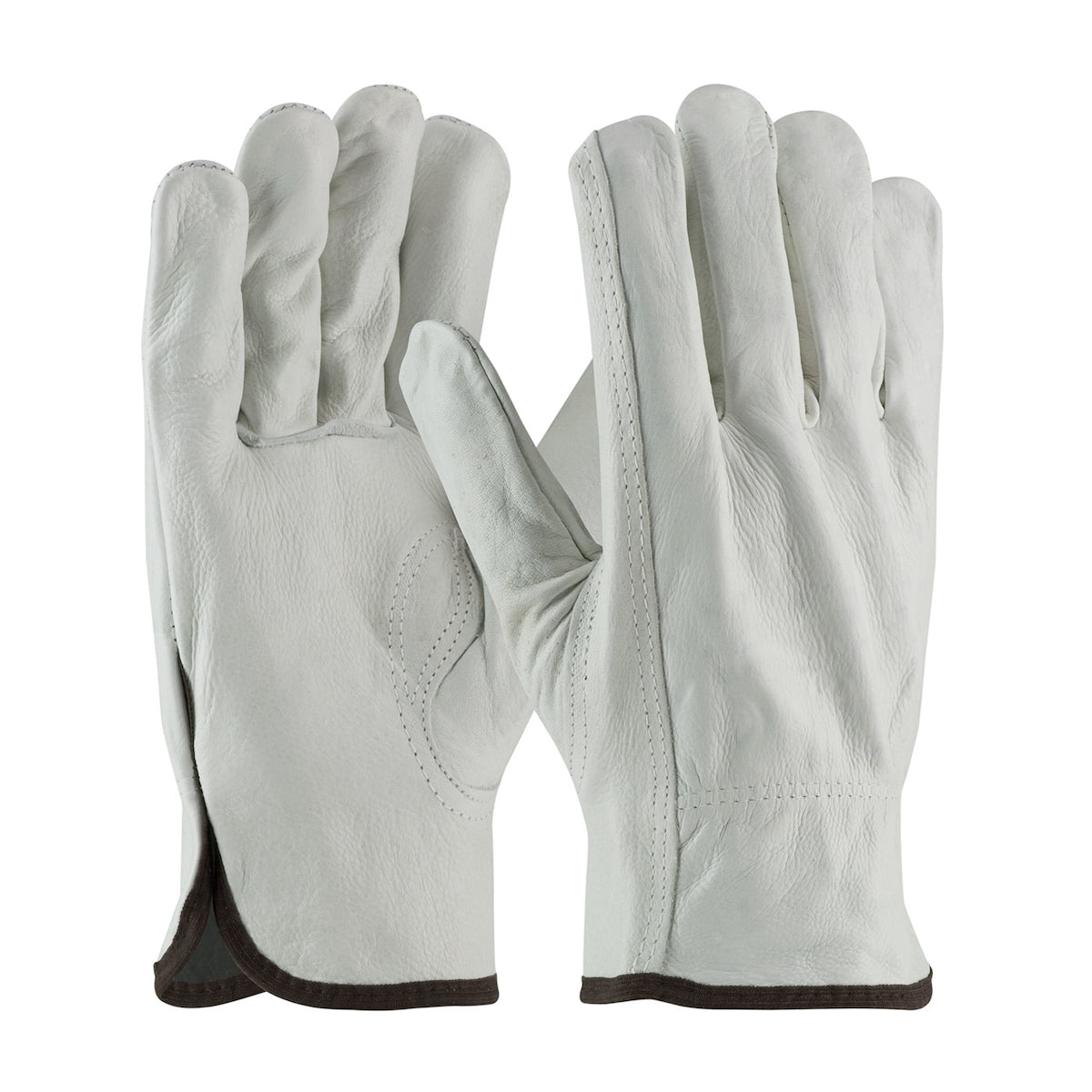 68-160 Industry Grade Top Grain Cowhide Leather Drivers Glove - Keystone Thumb