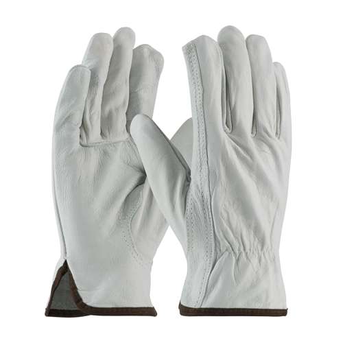 68-162 Economy Grade Top Grain Cowhide Leather Drivers Glove - Keystone Thumb
