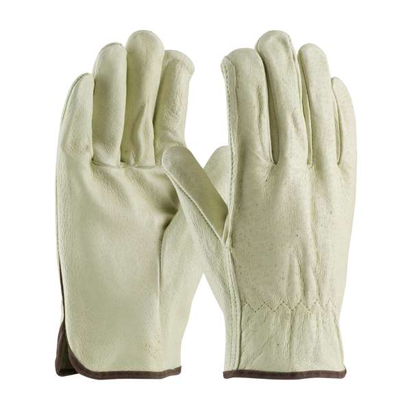70-318 Superior Grade Top Grain Pigskin Leather Drivers Glove - Straight Thumb