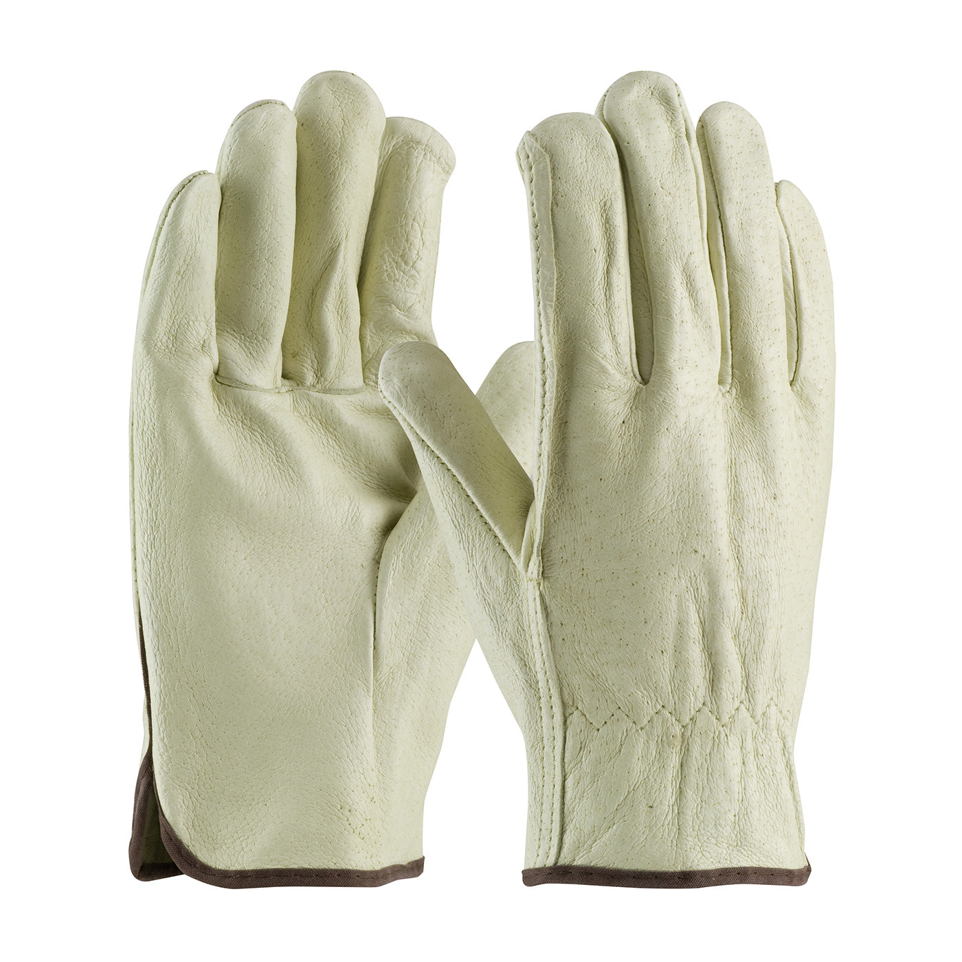 70-318 Superior Grade Top Grain Pigskin Leather Drivers Glove - Straight Thumb