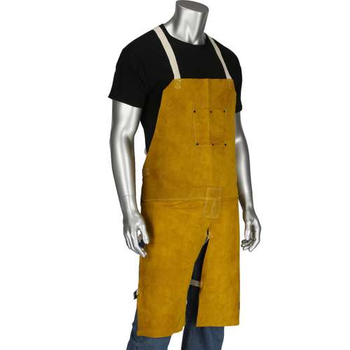 7011 Ironcat® Leather Split Leg Welding Apron