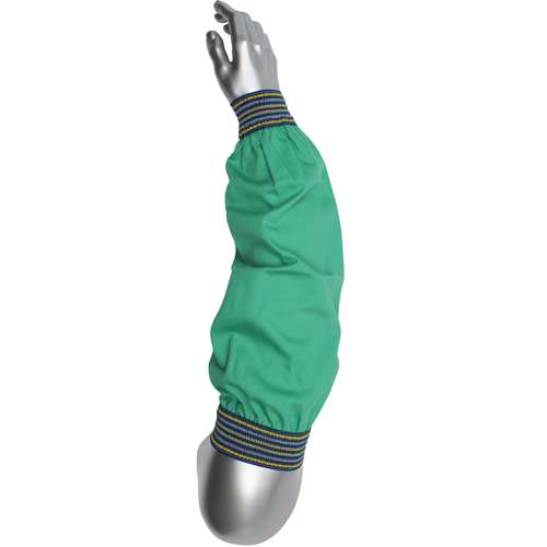 7042 FR Treated 100% Cotton Sleeve with Blue/Gold Elastic Ends