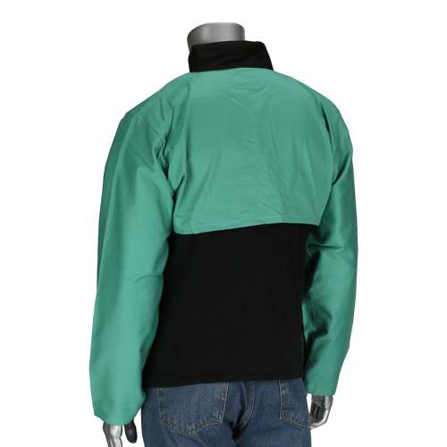 7051 FR Treated 100% Cotton Sateen Cape Sleeve