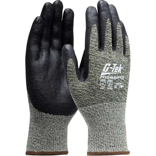 710SANF Antimicrobial Seamless Knit Aramid Blended Glove with Foam Nitrile Coated Grip on Palm & Fingers