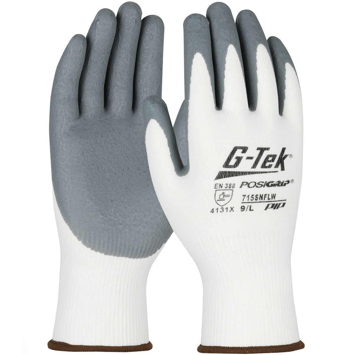715SNFLW Seamless Knit Nylon Glove with Nitrile Coated Foam Grip on Palm & Fingers