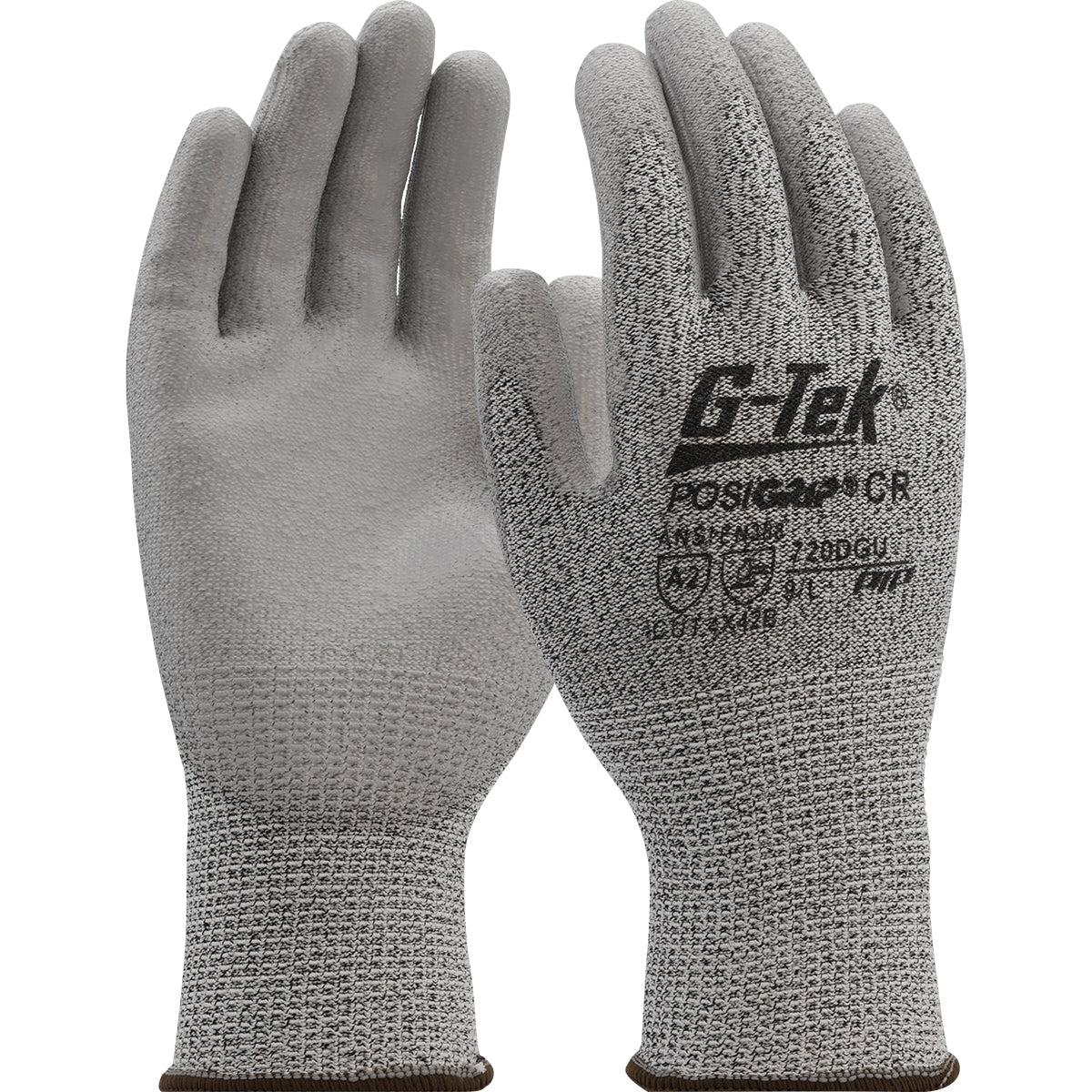 720DGUV Lightweight, Polykor Blend with Polyurethane palm and finger flat grip coating - Vend-Ready