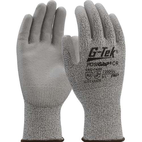 720DGUV Lightweight, Polykor Blend with Polyurethane palm and finger flat grip coating - Vend-Ready