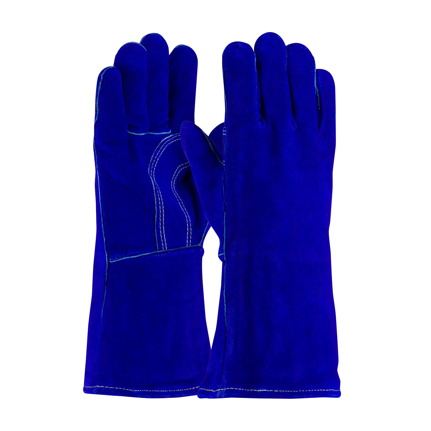 73-7018 Economy Grade Split Cowhide Leather Welder's Glove with Cotton/Foam Lining