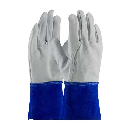 75-4854 Superior Top Grain Goatskin Leather TIG/MIG Welder's Glove with Kevlar® Stitching - 4.5" Gauntlet Cuff