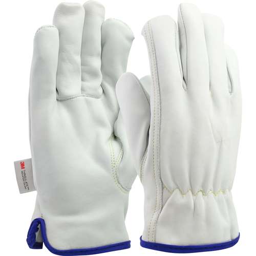 77-269 Premium Top Grain Cowhide Leather Drivers Glove with 3M™ Thinsulate™ Lining - Keystone Thumb