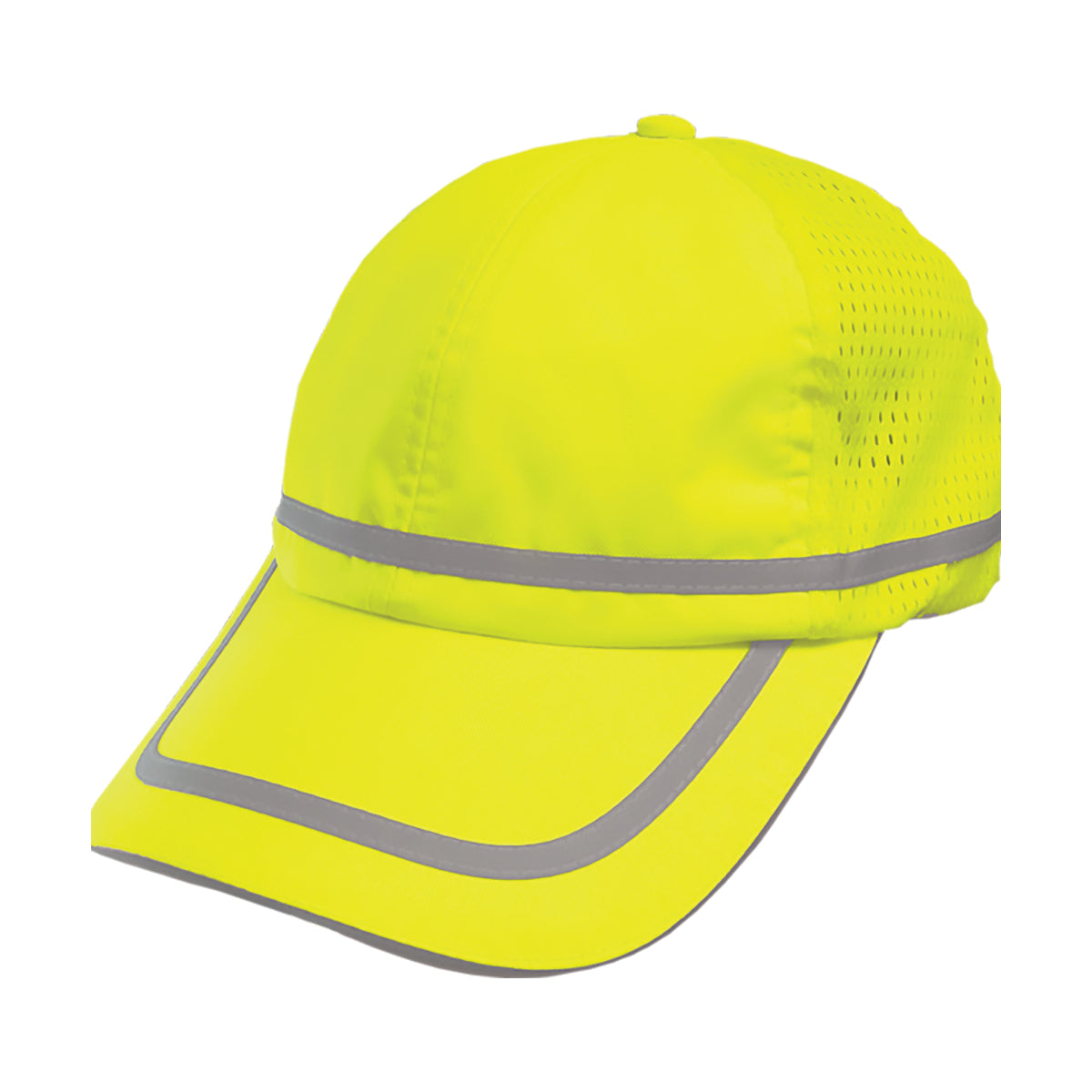 803ST Hi-Vis Safety Baseball Hat with Adjustable Sweatband