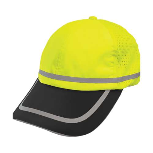 803ST Hi-Vis Safety Baseball Hat with Adjustable Sweatband