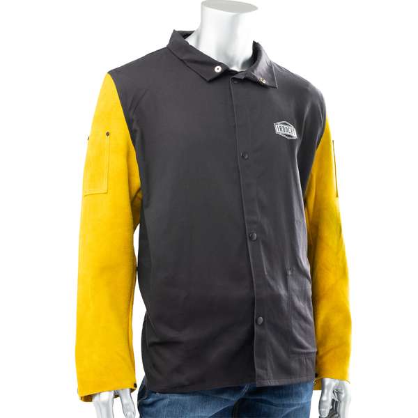 8053 Proban FR 7oz Cotton/Leather Jacket- ATPV 10Cal/cm2