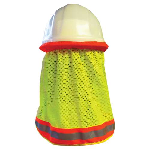 809ST Hi-Vis Full Brim Hard Hat Visor with Neck Shade