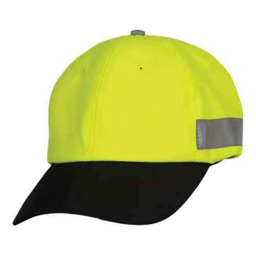 813ST Two-Tone Hi-Vis Safety Baseball Hat with Adjustable Sweatband