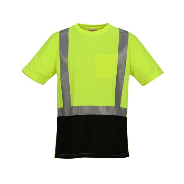 S75122 Job Sight Class 2 Black Front T-Shirt
