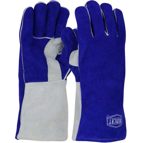 9051 Premium Grade Split Cowhide Leather Welder's Glove with Cotton/Foam Lining and Double Thumb Reinforcement