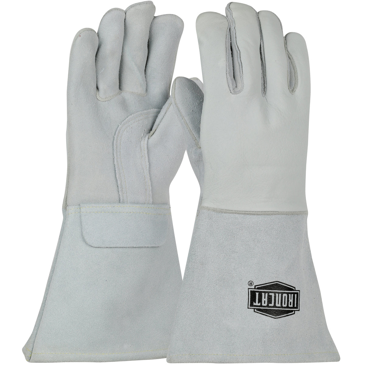 9061 Premium Grade Top Grain Elkskin Leather Welder's Glove with Cotton/Foam Lining and Gauntlet Cuff