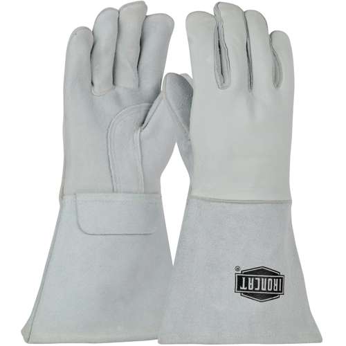 9061 Premium Grade Top Grain Elkskin Leather Welder's Glove with Cotton/Foam Lining and Gauntlet Cuff