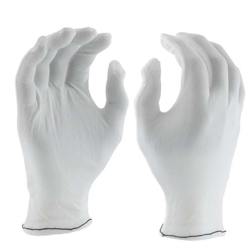 906 70 Denier Tricot Inspection Glove with Rolled Hem Cuff