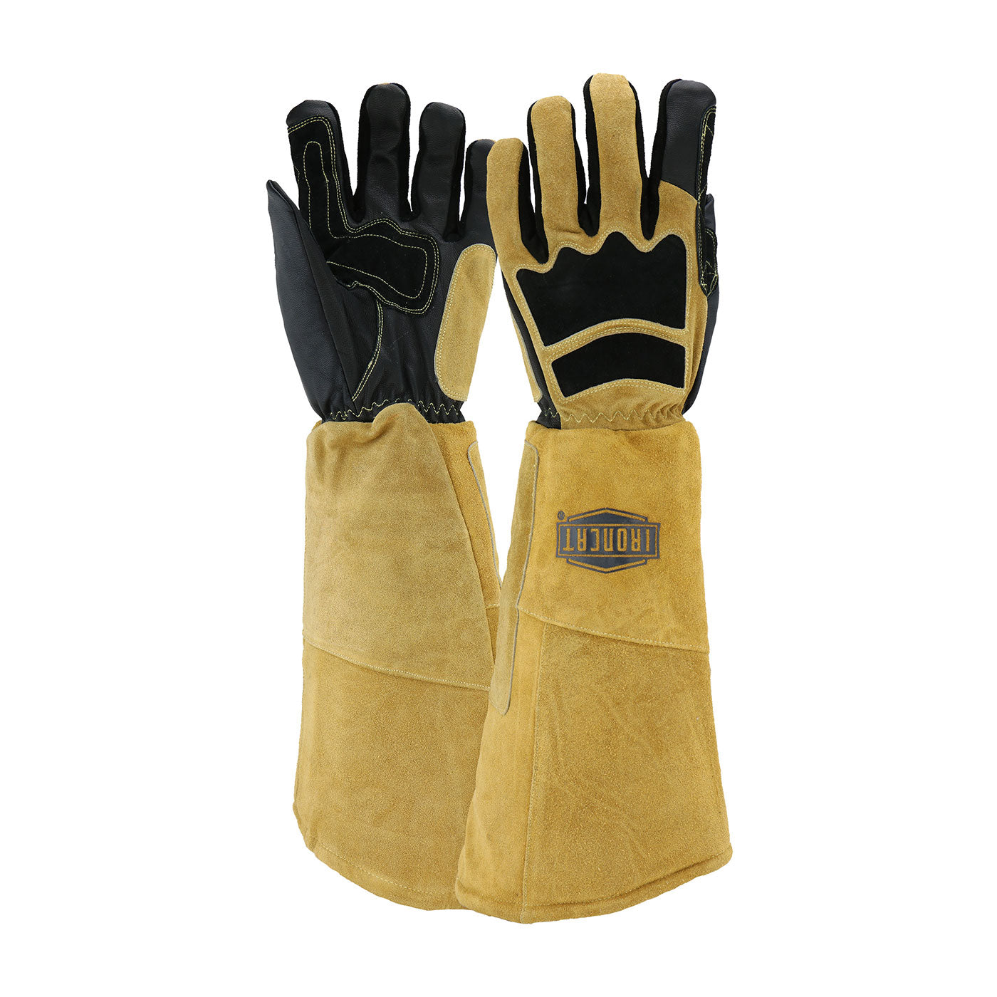 9070 Premium Grade Top Grain Goatskin Welder's Glove with Cotton/Foam Lining and Climax™ Aerogel Insulation - 22" Length