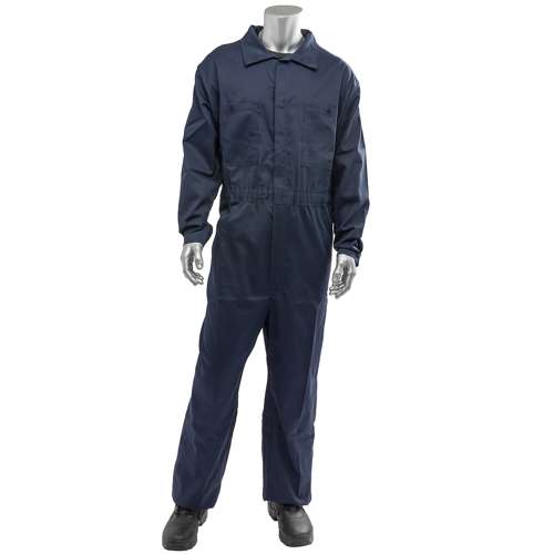 9100-2000E AR/FR Dual Certified Economy Coverall with Zipper Closure - 9 Cal/cm2