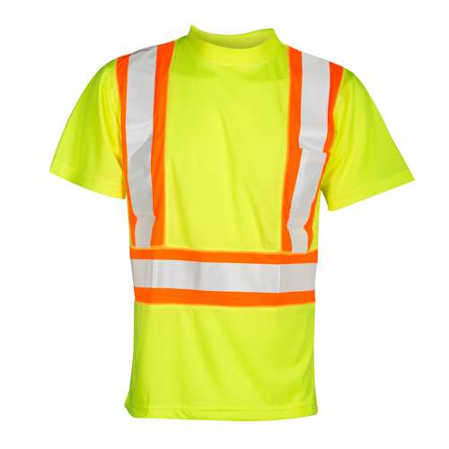 9120 Flat Stitch Panels Class 2 T-Shirt