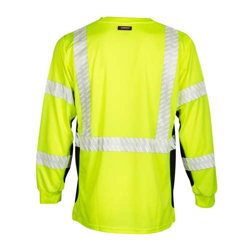Kishigo 9134 Premium Black Series Long Sleeve T-Shirt - Safety Shirt