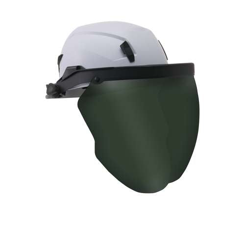 Studson 9140004 Full Brim Welding Face Shield - Shade 5 Tint - Green