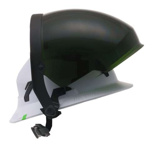 9140004 Full Brim Welding Face Shield - Shade 5 Tint - Green