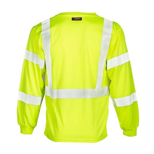 Kishigo 9145 Long Sleeve Class 3 T-Shirt ANSI Class 3 - Safety Shirt
