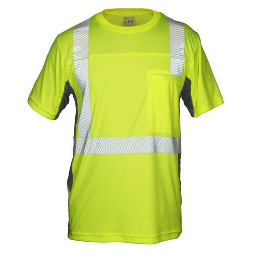 9173 Premium Black Cool Touch Short Sleeve T-shirt, Class 2